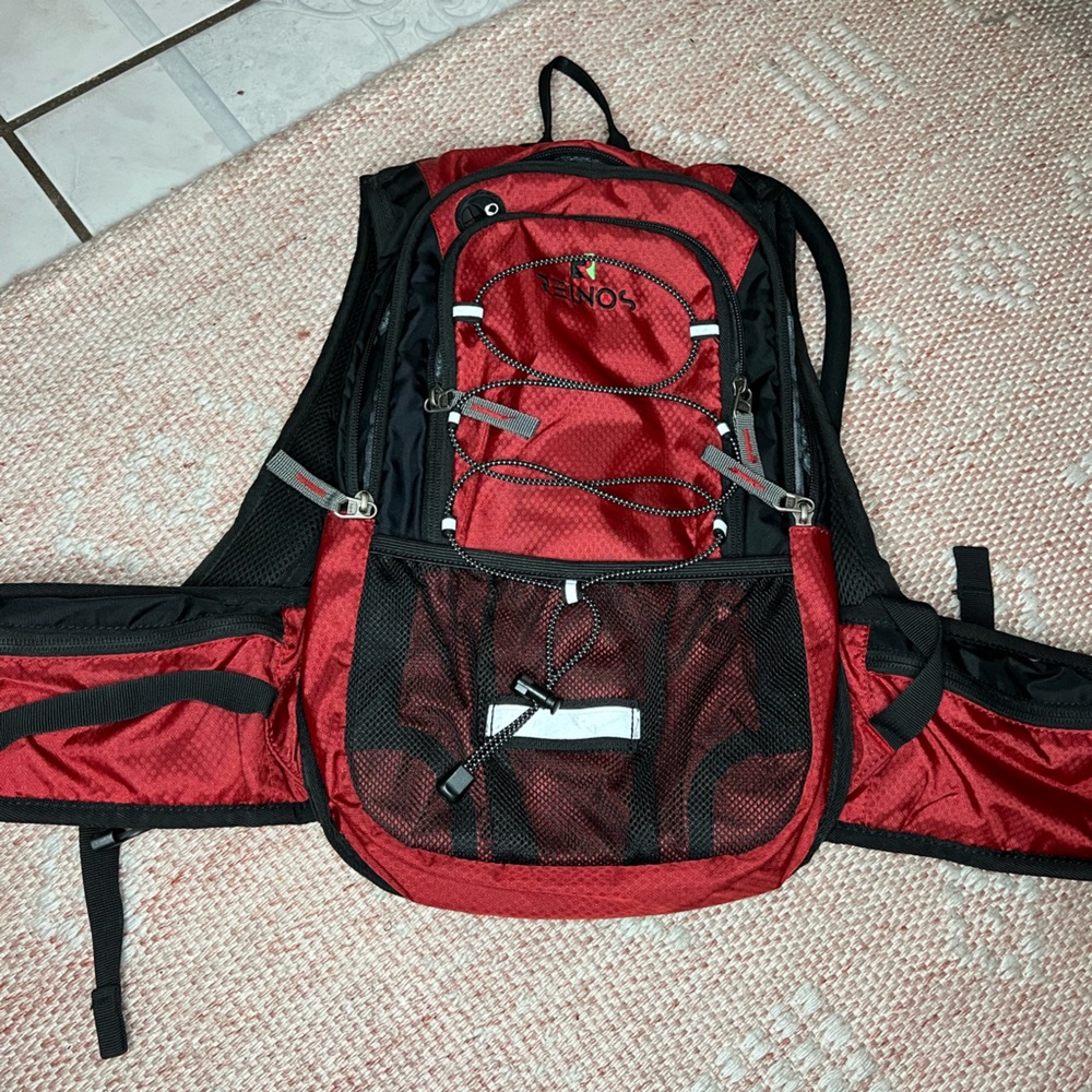 Red and Black Backpack